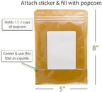 Woodland Baby Shower Popcorn Bag & Sticker Favors (Kraft Stand up Bags & Stickers 30 Count) - Image 4