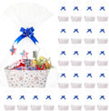 Funnymoom 24 Pcs 4th of July Red White Blue Star Paper Basket Empty by Funnymoom
