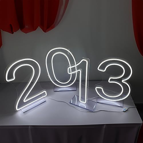 LED Neon Signs Number 2 Birthdays Decor Neon Lights Party USB Plus Battery Case Light up your baby's birthday with our Neon Number Two Sign (Number 2) - Image 5