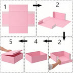 UoeRing 2Pcs Pink Extra Large gift box with lids 16.5×13×8 Inches gift boxes for presents,Birthday Box (include Ribbon, Paper Shred Filler Gift Card & Envelopes) - Image 4