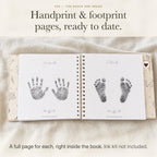 Baby Memory Book from Pregnancy to Age 5, Baby Book Keepsake, Natural - Image 6