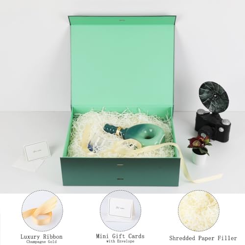 BoxSkivra Green Extra Large Gift Box 16.5x13x5.3 In Jumbo Box, 3 Pack - Image 2