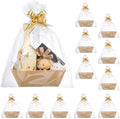 Thenshop 44 Pcs Empty Gift Basket Bulk,Basket Gifts, Khaki, Solid by Thenshop
