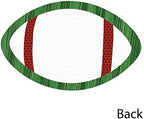 Big Dot of Happiness End Zone - Football - Shaped - Baby Shower or Birthday Party Thank You Note Cards with Envelopes - Set of 12 (Pack of 2) - Image 6