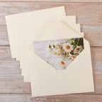 100 Pieces A7 Envelopes 5x7 Cream Color, 5.24 x 7.24 Inches (Pack of 2) - Image 4