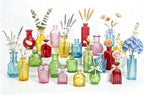 24PCS Mini Bud Vases As Wedding Centerpieces for Tables,Colorful Bud Vases for Flowers,Small Flower Vases Suitable for Birthday Party,Anniversary,Wedding Reception,Baby Shower (Colorful) by Unknown