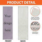 Slice Slice Baby Red Gingham Pizza Baby Shower Linen Fabric Welcome Banner - Image 3