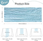 Dusty Blue Cheesecloth Table Runner 120inch Boho Gauze Home Decor - Image 2