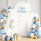 White Wedding Arch Cover Set of 3 (7.2FT, 6.6FT, 6FT) Arch Frame Covers Spandex Fitted Arch Backdrop Cover for Round Top Chiara Arch Backdrop Stands Cover for Wedding Shower Prom Birthday Party Decor - Image 5