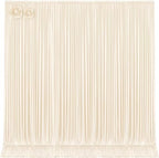 10ft x 15ft Champagne Wrinkle Free Backdrop Curtains for Wedding Party Backdrops Curtain Drapes Fabric Decorations Photo Back Drop Cloth for Baby Shower Photography Stage Reception by Tao-GePartyDecorations
