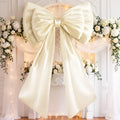 Sosation Cream White Large Bow Decor Big Bow for Backdrop 24x43 in by Sosation