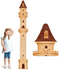 Personalized Name Wood Kids Growth Chart, Child Wall Height Chart by Woodemon