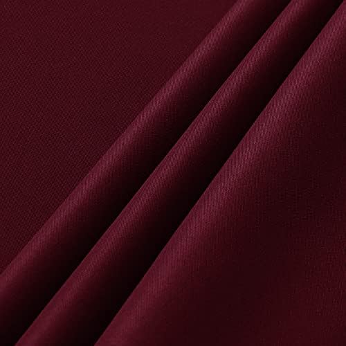 sancua 2 Pack Burgundy Tablecloths 60x120 Inch for 8 Feet Rectangle Tables - Image 6