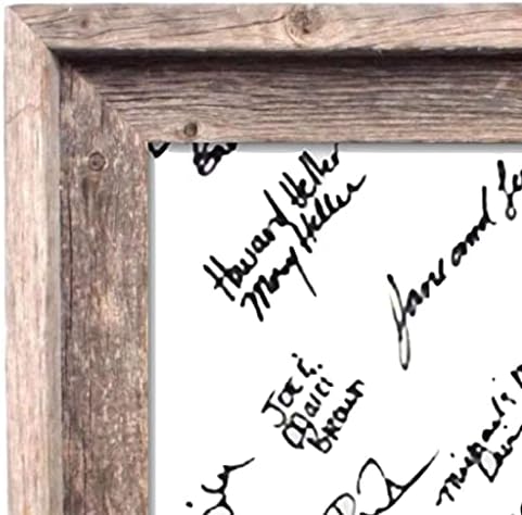 BARNWOODUSA Wedding Guest Signature Frame 5x7 Photo, 7-Opening, 11x14 - Image 3