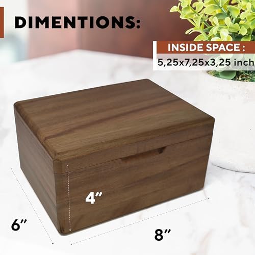 Birth Flower Keepsake Box Personalized - Wooden Memory Box for Girls - Image 5