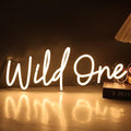 Britrio Wild One Neon Light Sign Baby Shower Girl Boy 1st Birthday Party by Britrio