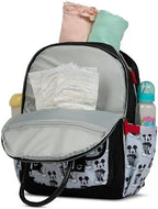 Disney Diaper Bag Backpack with Changing Pad Mickey Mouse – 16” Nylon Baby Bag for Parents, Insulated Bottle Holders, Multiple Storage Pockets - Image 5