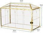 HighFree Glass Wedding Card Box with Lock & Slot (With Arch, Large) - Image 2