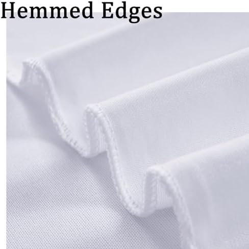40ft×10ft Wrinkle Free White Backdrop Curtain for Parties, 8 Panels Polyester Photo Backdrop Drapes Back Drop Cloth Draping Fabric for Weddings Birthday Photography Background Baby Shower - Image 5