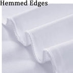 30 ft x 10 ft Wrinkle Free White Backdrop Curtain for Parties, Polyester Photo Backdrop Drapes 6 Panels 5x10ft Curtains for Weddings Birthday Party Photography Background Baby Shower - Image 4