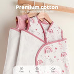 Baby Swaddle Sleep Sack 3-6 Months, Cotton Swaddles for Newborns - Image 7