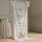 Custom Name Baby Shower Fabric Welcome Sign #2 - Image 5