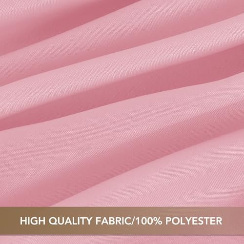 sancua Pink Tablecloths Rectangle, 6 Pack Table Cloth for 8 Foot Tables - Image 6