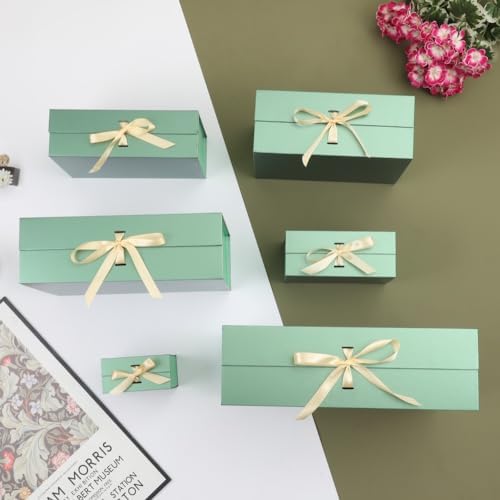 BoxSkivra Green Extra Large Gift Box 16.5x13x5.3 In Jumbo Box, 3 Pack - Image 6