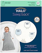 HALO SleepSack, 100% Cotton Wearable Blanket, Swaddle Transition Sleeping Bag, TOG 0.5 - Image 2