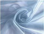 95 Yard Organza Fabric 44" Wide for Wedding Event Décor - Baby Blue - Image 4