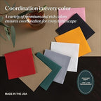 Disposable Linen-Feel Caramel Napkins, 6.5" x 6.5" Paper Napkins For Wedding, Party, Dinner Or Holiday (100 Pack) - Image 3