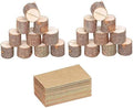 Wooden Stump Note Holder Set 50 Pieces for Wedding Table Numbers by OHPHCALL