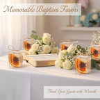 MTLEE 16 Pack Wooden Tealight Candle Holder Kit Guest Gifts, Rustic - Image 3
