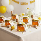 Adabocute Honey Pot, Mini Honey Jars w/Dippers, Glass Jars 1.5oz 40 Pack - Image 2