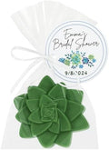 Boho Garden Personalized Succulent Soap 10 Party Favors for a Bohemian Bridal Shower, Wedding Party, Baby Shower or Birthday with Tags Baby in Bloom by AmysBubbling