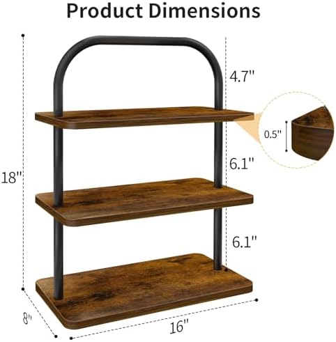 Cupcake Stand, 3 Tier Wood Cupcake Stand for 50 Cupcakes Large Dessert Stand Cupcake Display Stand Cupcake Tower for Farmhouse Decor, Party Serving Tray, Vendor Dessert Table Display Set - Image 3