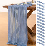 15 Pack Cheesecloth Table Runner Fall Boho Gauze Wedding Party Home Decor by Socomi