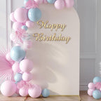 Neatsure Arch Backdrop Stand and Cover Set, 7.2FT Metal Photo Balloon Arch Backdrop Stand for Wedding Birthday Party Baby Shower Ceremony Graduation Decoration, Beige - Image 7