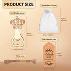 24 Pcs Crown Bottle Opener Baby Shower Favors for Guests - Image 2