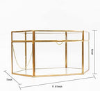 Hanna Roberts Card and Gift Holder Glass Cards Box for Weddings, Birthdays, Graduations, Baby and Bridal Showers (Full Opening) - Image 3