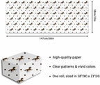 Flat Horse Pattern Birthday Gift Wrapping Paper for Family Boys Girls,Beautiful Gift Tissue Paper for Christmas Wedding Baby Shower 58"x 23" Gift Paper (Horse,2 Rolls) - Image 5