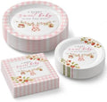 40 Guests Berry Sweet Baby Shower Plates and Napkins, Strawberry Party Set by Unknown