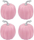vensovo 6 Inch Pink Artificial Pumpkins, 4 Pack by vensovo