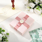 Qilery 100 Pcs Wax Seal Stickers Baby's Breath Floral Wedding Seals, White - Image 6