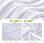 White Large Bows for Backdrop Giant Bows Birthday Party Decorations Large Giant Bow Decor, White Giant Satin Bow Decoration for Wedding Baby Shower Birthday Photo Booth Arch Wall Decor 24"x16" - Image 7