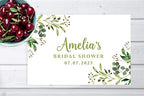 Andaz Press Custom Personalized Disposable Paper Placemats, 12 x 18 Inch, Set of 25, Custom Bridal Shower Greenery, Tableware, Dining, Tabletop, Table Setting for Wedding, Bridal Shower - Image 4