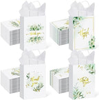 Colarr 60 Pack Thank You Gift Bags with Tissue Paper Gold Thank You Paper Bags with Handles Greenery Gift Pouches for Wedding Birthday Baby Shower Party Favor Supplies,8.2 x 5.9 x 3.1 Inch (Greenery) by Colarr