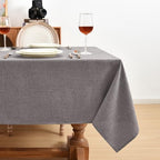 Fitable 2 Pack Stone Faux Linen Tablecloths Rectangle 54x108 Inch - Image 7
