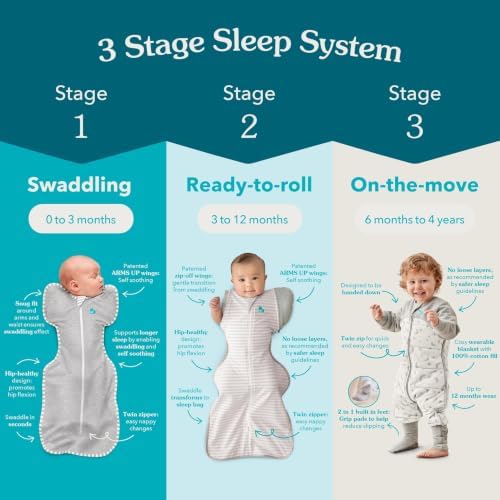 Love to Dream Swaddle Up Bamboo Baby Sleep Sack | 1.0 TOG, 8-13lbs, Blush - Image 7