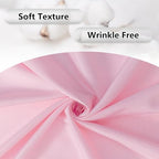 MEETSKY Pink Backdrop Curtains,Birthday Backdrop Drapes,5ft x 7ft,2 Panels - Image 5
